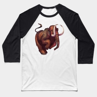 Cozy Woolly Mammoth Baseball T-Shirt